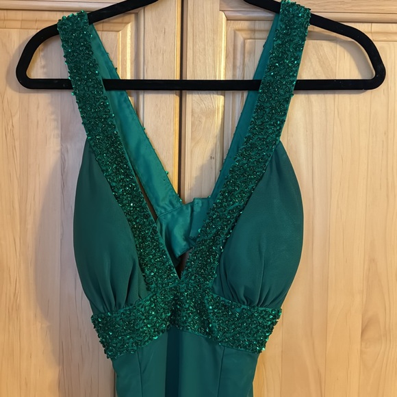 Sean Collection Deep Green Dress. Never worn. Size XS. - Picture 1 of 5